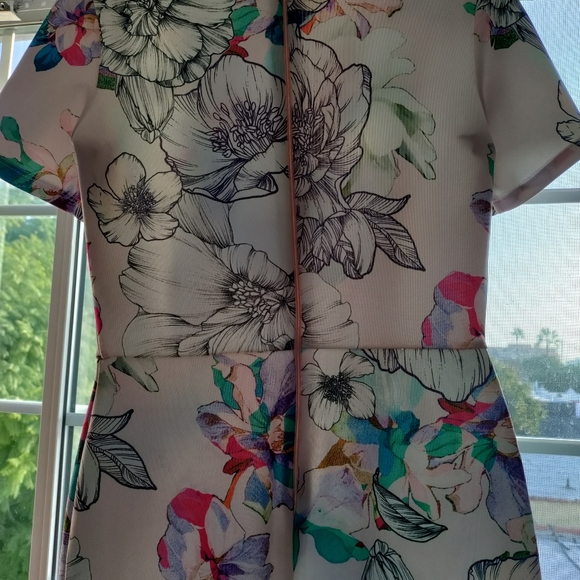 ASOS Floral Print Short Sleeve Dress size 10 - Picture 12 of 14
